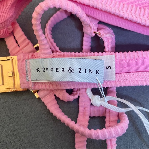 Kopper and Zink Candy Color Bikini Top (S) NWT Barbie Core - Picture 9 of 16